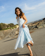 Azure Bloom Dress
