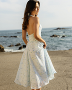 Azure Bloom Dress