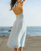 Azure Bloom Dress
